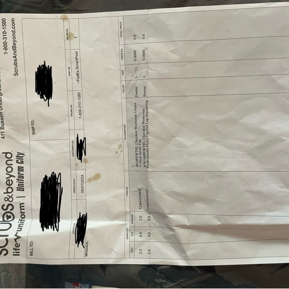 Pewter v-neck men’s scrub top NWT IN PACKAGING - Picture 3 of 5